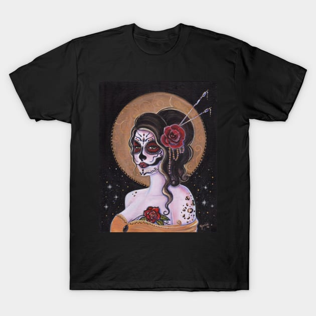 Bella Muerte day of the dead T-Shirt by ReneeLLavoie